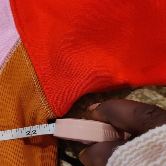 Champion Red and Pink Colorblock Hoodie and Joggers - Picture 6 of 6